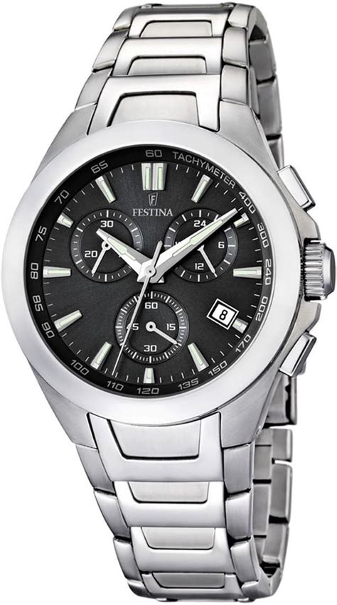 Festina F16632 1 Orologio Da Polso Uomo Acciaio Inox Colore