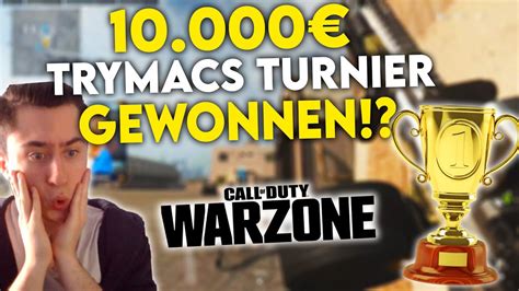 10000€ Trymacs Turnier Gewonnen 😱💰 Youtube