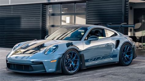 New 2024 Arctic Grey Porsche 911 Gt3 Rs Weissach Walk Around Youtube