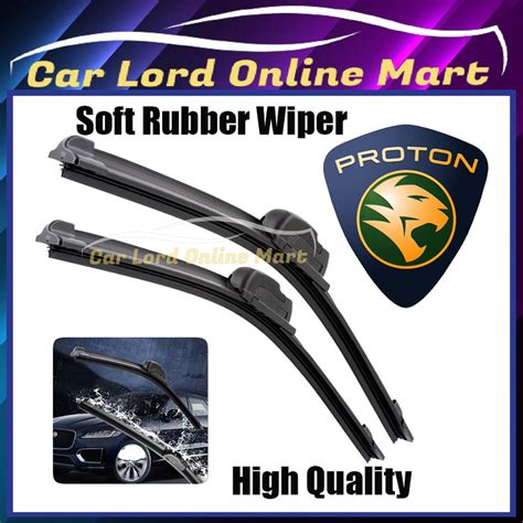 GERMAN Soft Rubber Wiper 2pcs Set For Proton Ertiga Exora Gen2