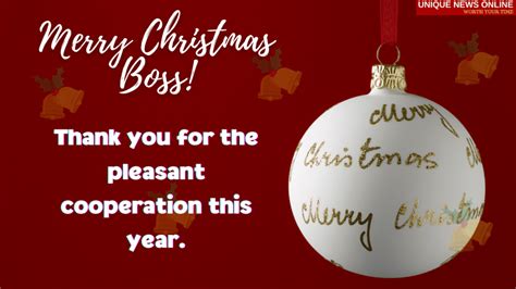 Merry Christmas Wishes for Boss: Greetings, Messages, Quotes for Your Boss