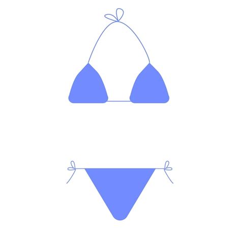 Premium Vector Vector Icon Of Swimsuit Bikini