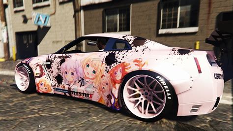 Gochiusa Itasha For Nissan Gt R R Libertywalk Gta Mods