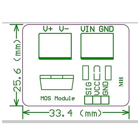 0 24V felső mosfet gomb irf520 mos driver modul arduino mcu kar