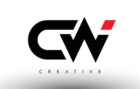 CW Creative Modern Letter Logo Design. CW Icon Letters Logo Vector ...