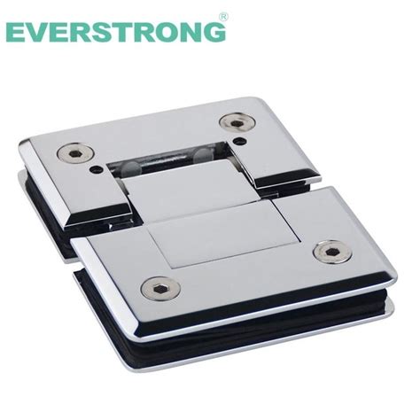 Beveled Edge Degree Adjustable Standard Duty Shower Door Hinge