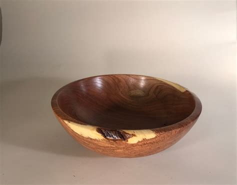 Mesquite Wooden Bowl Wooden Bowls Hand Turned Wooden Bowl Etsy