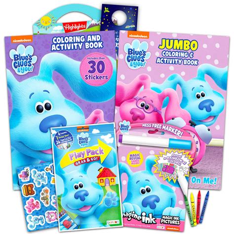 Buy Blue's Clues Coloring Book Super Set for Kids - Bundle with 4 Blue