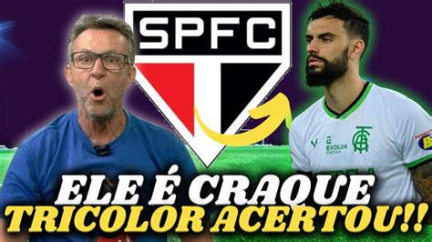 🛑ele É Craque Tricolor Acertou Mais Um Notícias Do São Paulo