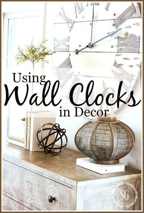 USING WALL CLOCKS IN DECOR-And the best wall clocks from around the web Large Clock Wall Decor ...