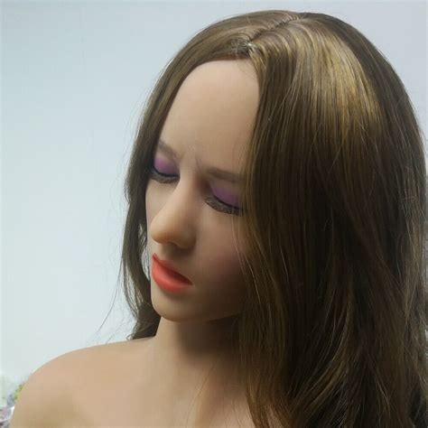 Tpe Sex Doll Head Real Oral Sex Close Eyes Adult Love Toys For Men