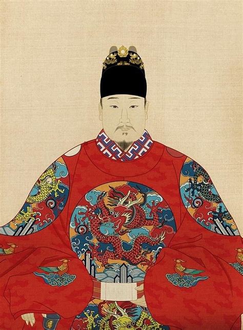 Ming Emperor Wanli Painting 万历帝 Ancient Chinese Art Chinese Artwork Chinese History