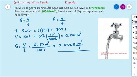 Gasto Y Flujo Ejercicios Resueltos Fisimat Images