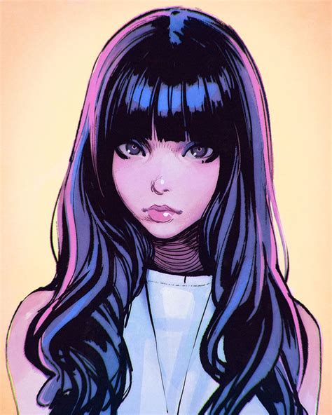 Disegni Manga E Pin Up Digitali Di Ilya Kuvshinov Illustrazione