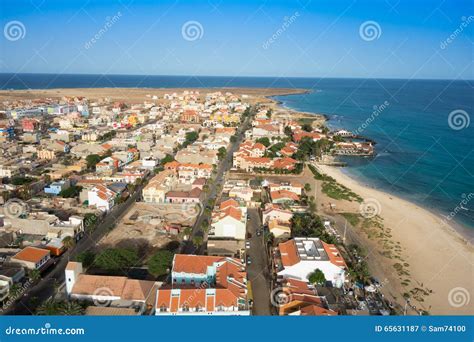 Aerial View Of Santa Maria Beach In Sal Island Cape Verde Cabo Verde