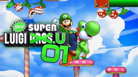 Lets Play New Super Luigi U Blind100 Part 1 Spaß Mit Luigi Youtube