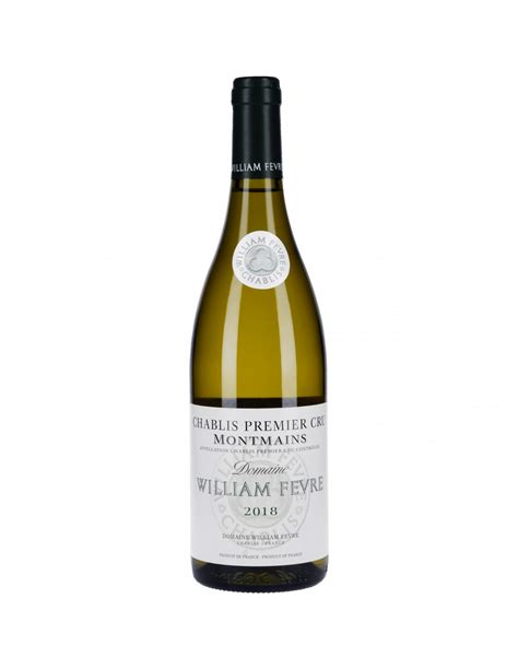 Chablis Er Cru Montmains Domaine William F Vre Blanc Couleurs