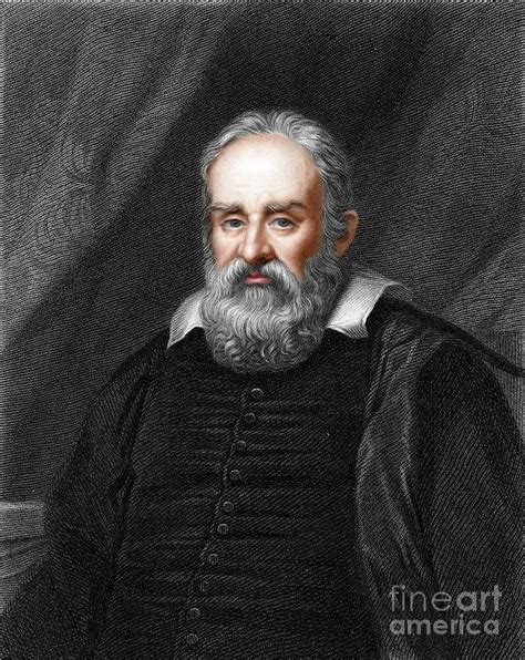 Galileo Engraved Painting By English School Fine Art America