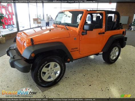 2012 Jeep Wrangler Sport S 4x4 Crush Orange Black Photo 1