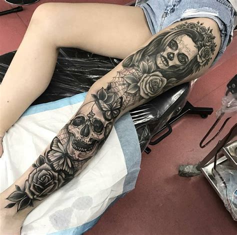 Tatuajes Pierna Completa Mujer Kulturaupice