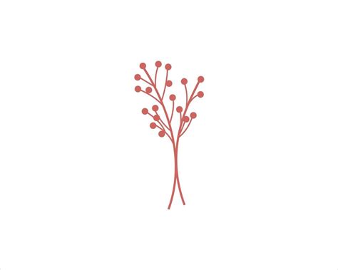 simple wild flower logo vector 12801972 Vector Art at Vecteezy