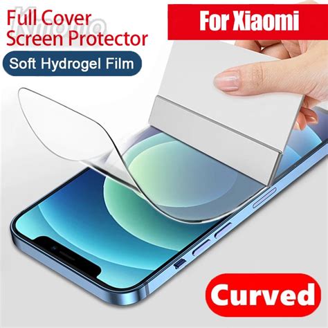 Full Curved Protective Hydrogel Film Xiaomi 11 Lite 5G NE Mi 13T 12