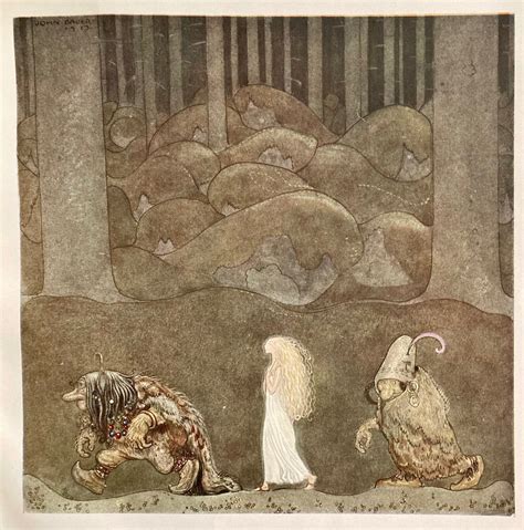 John Bauer Bland Tomtar Och Troll Antik Bild K P P Tradera