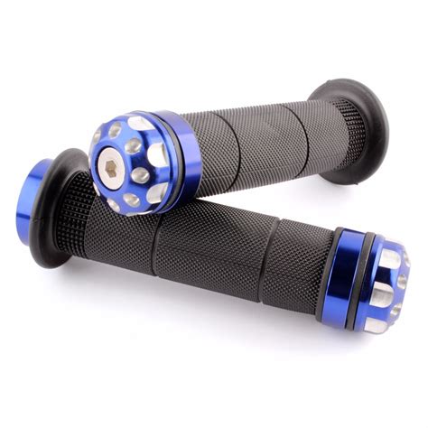 Motorcycle Cnc Aluminum Rubber Gel Hand Grips Sports Bikes Bar End