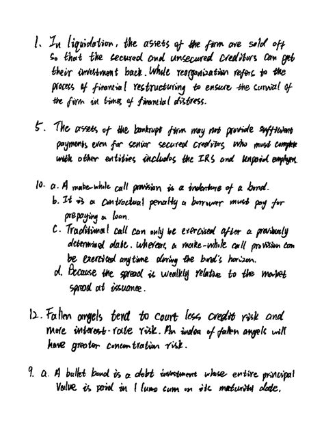 Assignment 7 - I In liquidation the assets of me firm are sold off So