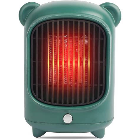 Ptc Ceramic Space Heater 500w Portable Electric Heater With Thermostat