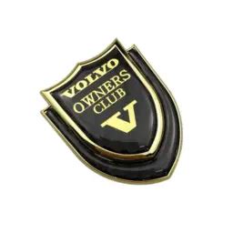 Volvo Logo Owners Club Shield Emblem Sticker