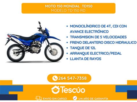 Moto 150 Mondial Rd 150 Envíos Sin Cargo Credito Solo Con Dni