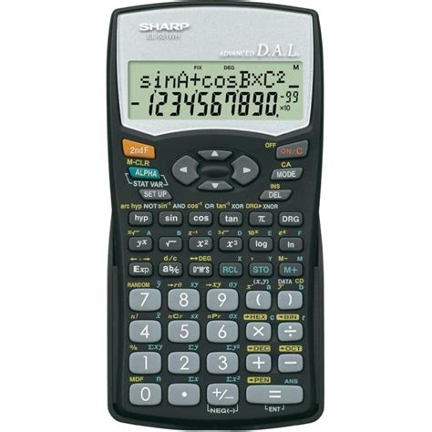 Calculatrice Scientifique Sharp El Whbk Noir Wiki High Tech Provider