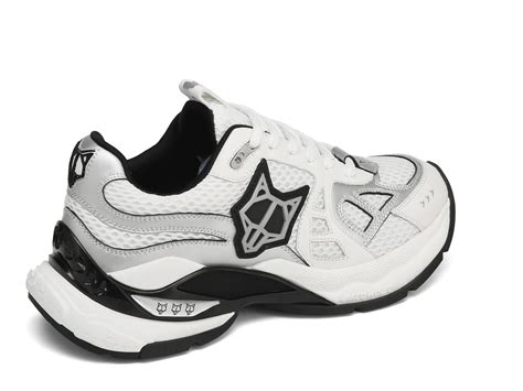 Giày Naked Wolfe Smash White Silver Mesh Authentic Shoes