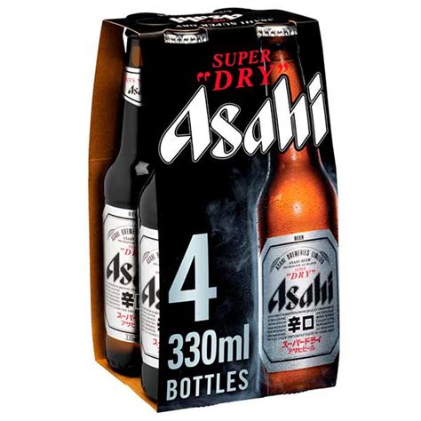 Cerveza Asahi Lager Super Dry 330 Ml X 24 Un Licor 3b