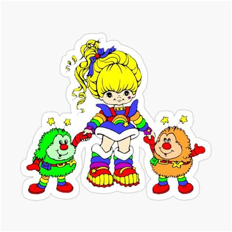 Rainbow Brite Sticker By Batrenaeg Rainbow Brite Stickers Rainbow