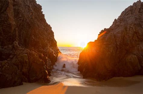 Coast in Mexico stock photo. Image of sunset, sunrise - 274026690