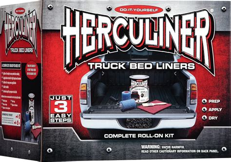 Herculiner Hcl1b8 Brush On Bed Liner Kitblack 1 Gal Automotive