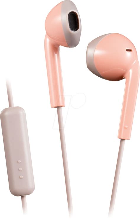 Jvc Ha F19m Pt Retro Earbuds Freisprechfunktion Rosa Grau Bei Reichelt Elektronik