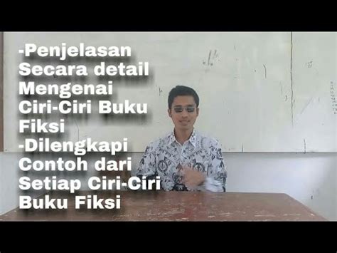 CIRI CIRI BUKU FIKSI YouTube