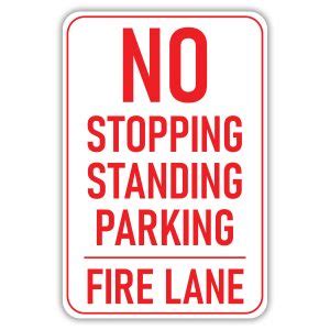 STOPPING STANDING PARKING BETWEEN SIGNS American Sign Company