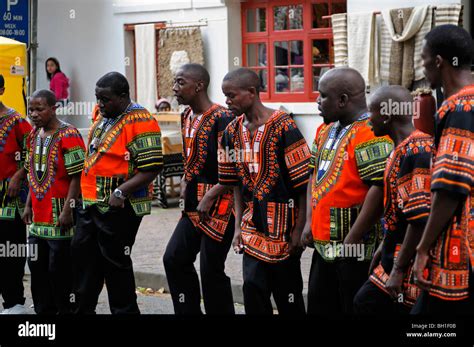 traditional south african a Capella singing group singers street ...