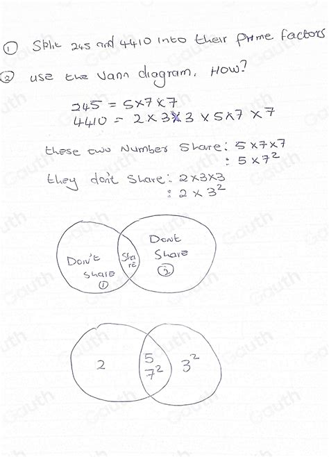 Solved The Hcf Of Two Numbers If 245 The Lcm Of These Two Numbers Is