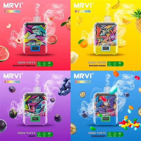 Original Mrvi Coming 10k Puff 12000 Puffs Bar Disposable Vape Puff 10k