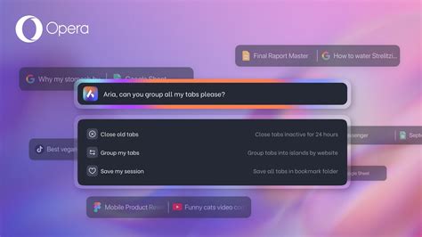 Opera Introduces Ai Powered Tab Commands Blog Opera News