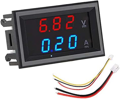 Nopnog Mini Digital Voltmeter Und Amperemeter Mit Kabel Volt Ampere