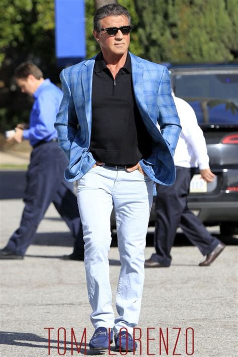 Sylvester Stallone Out For Lunch In Beverly Hills Tom Lorenzo