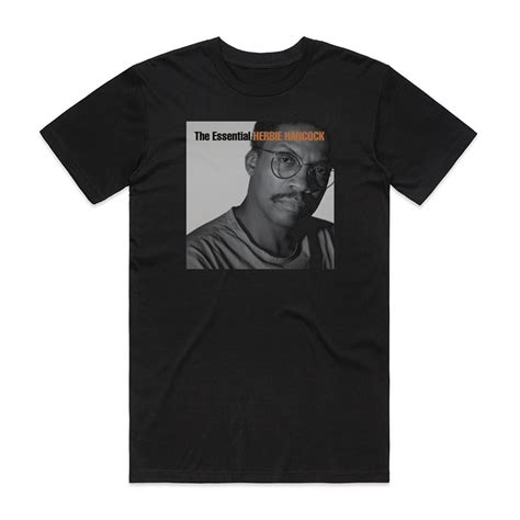 Herbie Hancock The Essential Herbie Hancock Album Cover T Shirt Black