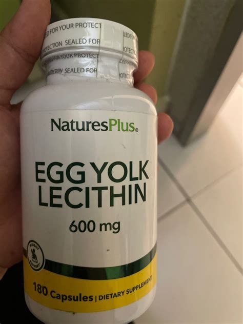 New Egg Yolk Lecithin Health And Nutrition Health Supplements Vitamins And Supplements On Carousell