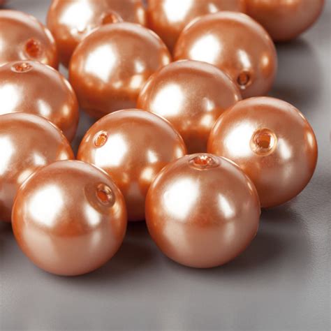 Gold Faux Pearls 18 Mm Fake Pearls